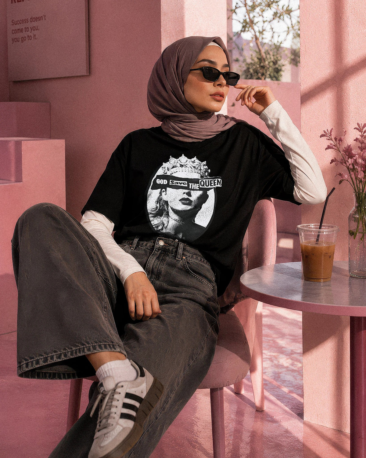 God Save the Queen t-shirt laid flat