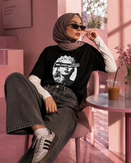 God Save the Queen t-shirt laid flat