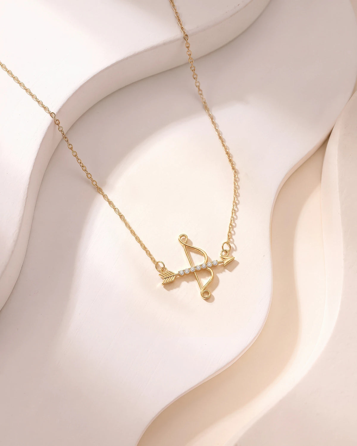 The Archer necklace packaging from era store Cairo
