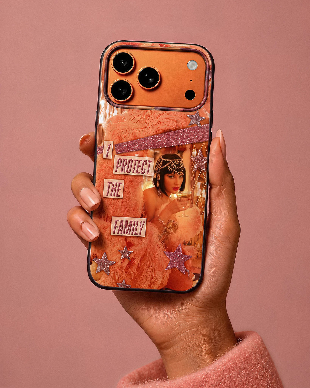 Showgirl Swiftie collage phone case for iPhone Pro Max