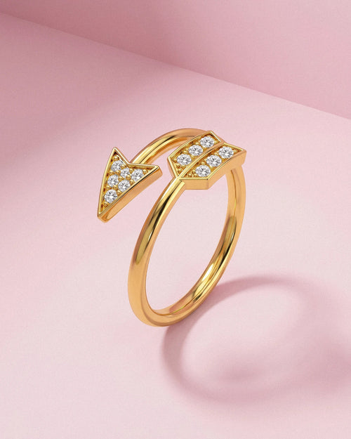 The Archer ring adjustable open band